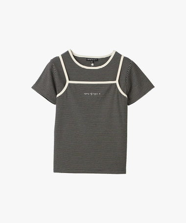ボーダー キャミソール＆Tシャツ