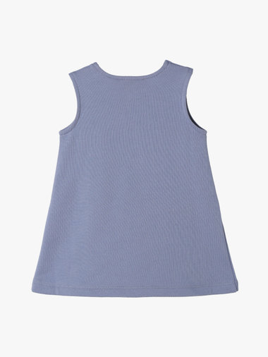 ベビー ロゴ コットン ノースリーブ ワンピース