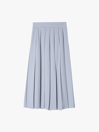 【Outlet】WQ06 JUPE サージプリーツスカート