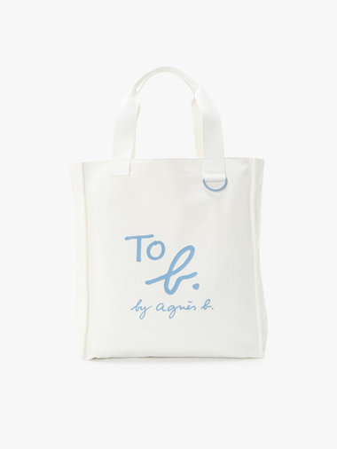 コットン ロゴ トートバッグ