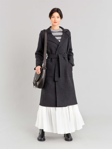 コットンガーゼ調 ロング ティアードスカート "Tango"