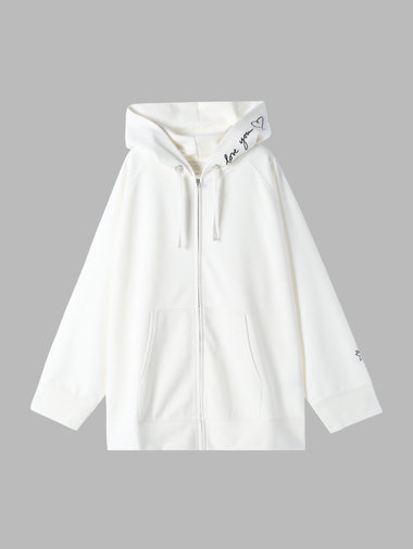 【Outlet】WV15 FOODIE スリーレイヤードロゴフーディ