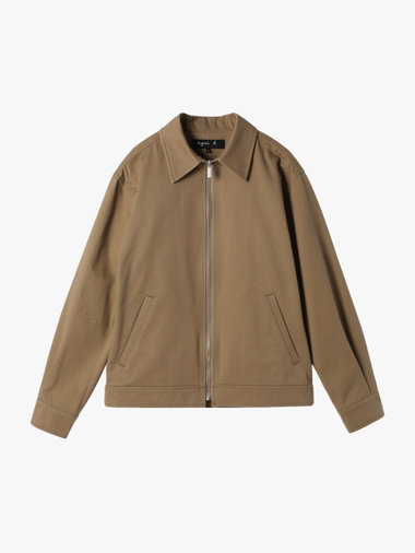 メンズ コットン 長袖 ジップアップジャケット ”Chet”