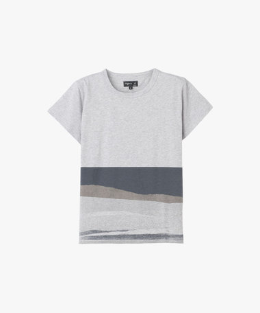 オーガニックコットン 半袖 アーティストTシャツ "Aurore de la Marinerie"