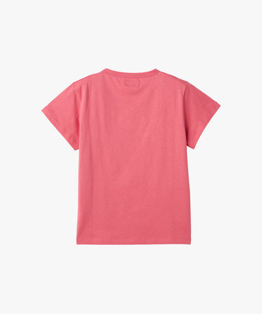 "b."ロゴ 刺繍 コットン 半袖 Tシャツ "Brando"