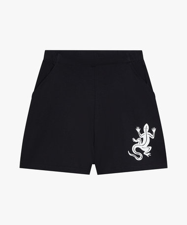 アイコニック プリント コットン ショート パンツ "Lezard"
