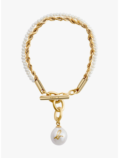 【Outlet】ツイストブレスレット "Chunky Pearl"