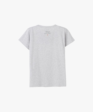 オーガニックコットン 半袖 アーティストTシャツ "Aurore de la Marinerie"