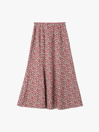 【Outlet】フラワープリントスカート