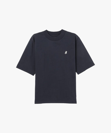 メンズ 刺繍 コットン 半袖 Tシャツ "Lezard"