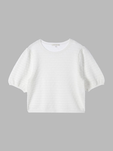 【Outlet】デイジーストライプニットプルオーバー