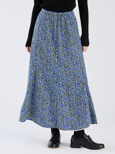 【Outlet】フラワープリントスカート