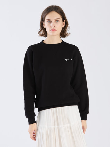 【Outlet】ロゴ プリント コットン 長袖 スウェット