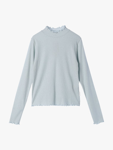 【Outlet】ラメ ハイネック プルオーバー