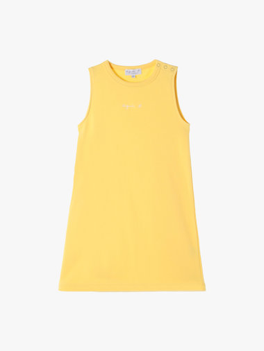 【Outlet】キッズ ロゴ コットン ノースリーブ ワンピース "Fily"