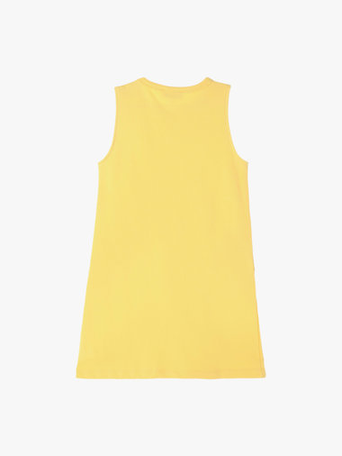 【Outlet】キッズ ロゴ コットン ノースリーブ ワンピース "Fily"