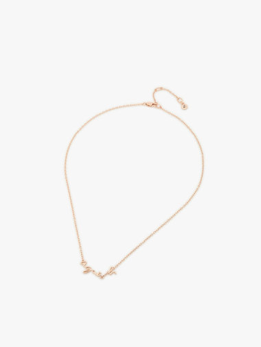 ロゴ ネックレス