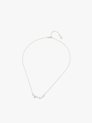 ロゴ ネックレス