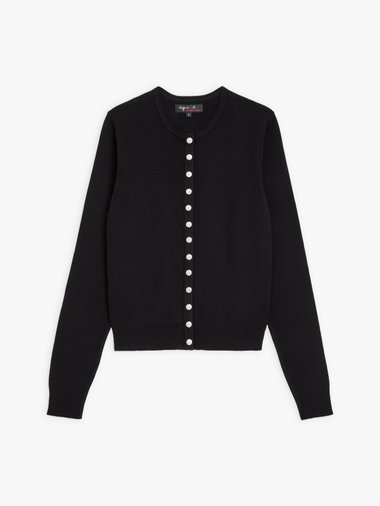 コットン ニット 長袖 カーディガンプレッション "Swing"