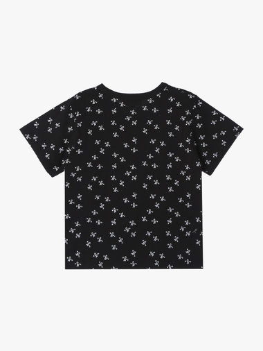 キッズ 総柄プリント オーガニックコットン 半袖Tシャツ
