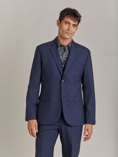 メンズ ウール混 テーラードジャケット "Domi"