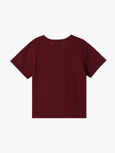 キッズ ロゴ コットン 半袖 Tシャツ Agneau