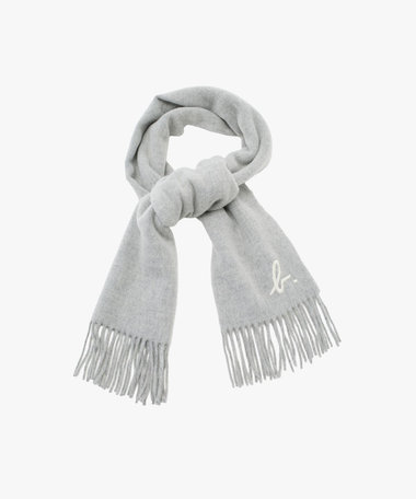 メンズ "b." 刺繍 マフラー