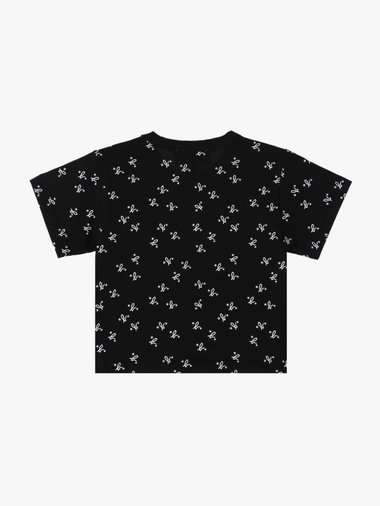 ベビー 総柄プリント オーガニックコットン 半袖Tシャツ