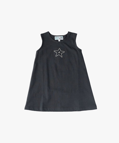 ベビー "b." ロゴ スター コットン ノースリーブ ワンピース "Barbie"