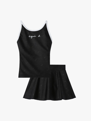 JHM5 E MAILLOT ARENA キッズ agnes b. x arena ガールズセパレーツ