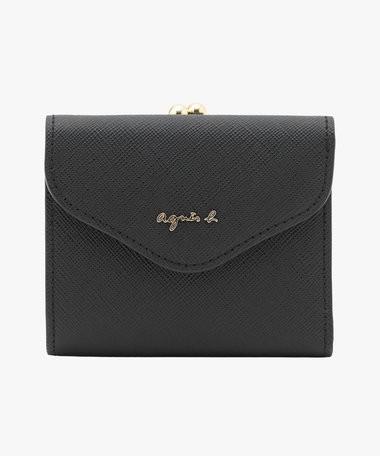レザー 三つ折りがま口 ミニ ウォレット "ava" TAW02-10