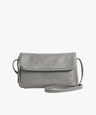 ラムスキンレザー ショルダーバッグ "Asya"