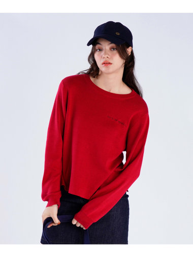 【Outlet】トラディショナル コットン ニット プルオーバー