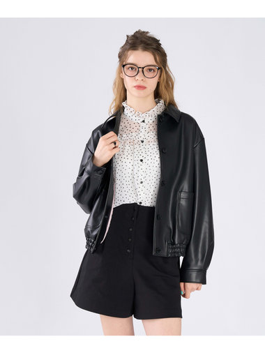 アニマルフリーレザー ジャケット