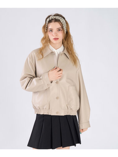 アニマルフリーレザー ジャケット