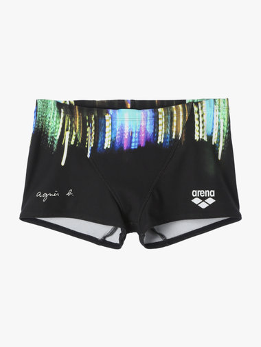 agnes b. x arena メンズ タフスーツ トレーニング ショートボックス スイムウェア