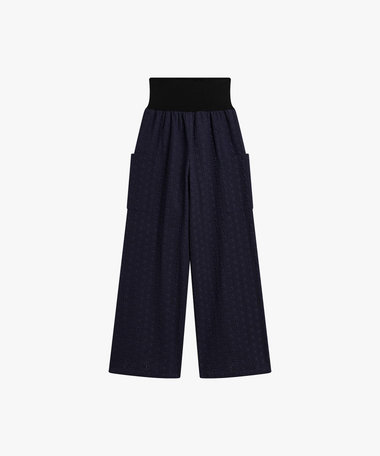 プリント コットン ワイドパンツ "Matis"