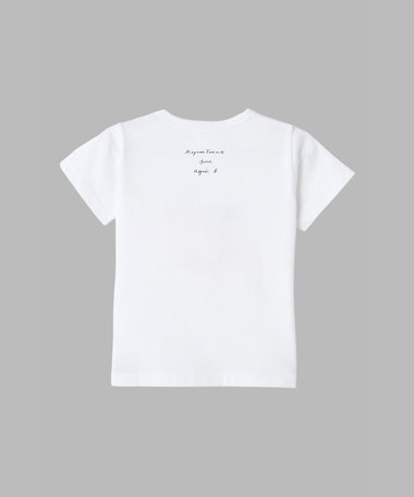ベビー プリント コットン 半袖 Tシャツ agnes b.×mayumi yamase