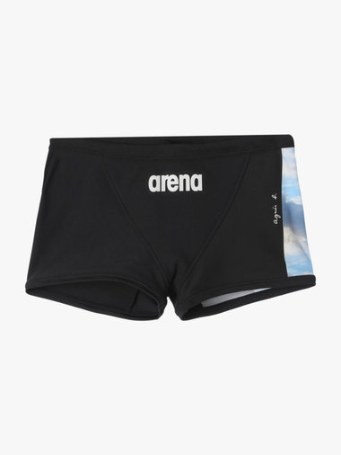 agnes b. x arena メンズ タフスーツ トレーニング ショートボックス スイムウェア