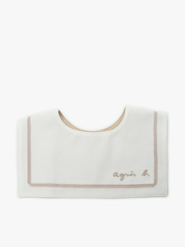 ベビー ロゴ コットン リバーシブル スタイ ”Marin”