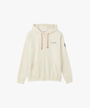 TARA オーガニックコットン 長袖 ジップアップフーディ