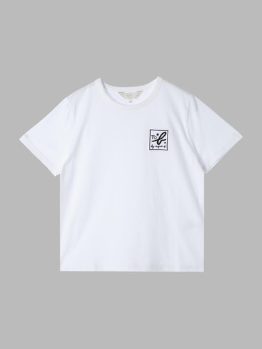 【Outlet】3D "To b."ロゴ刺繍 半袖 Tシャツ