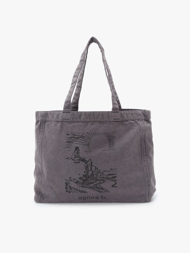 SUNRISE コットン  ラージ トートバッグ ZAH05-01