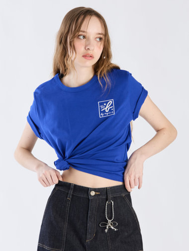 【Outlet】3D "To b."ロゴ刺繍 半袖 Tシャツ