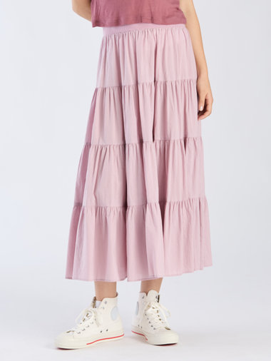 【Outlet】フォーティアードスカート