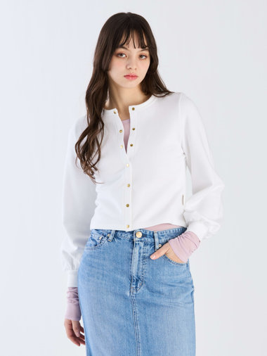 【Outlet】コットン トラディショナルプリティ カーディガン