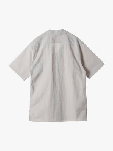 【Outlet】メンズ ロゴ 刺繍 開襟 半袖シャツ "Magnum"