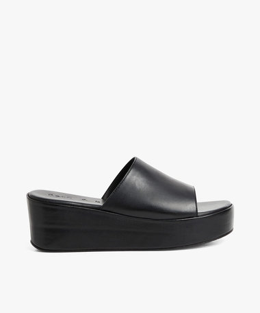 カウハイドレザー ミュール "Nouma"