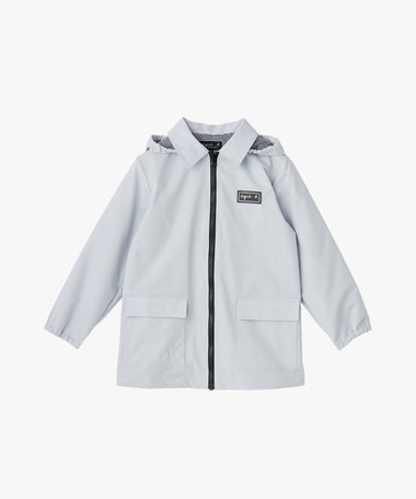 キッズ 長袖 レインパーカー