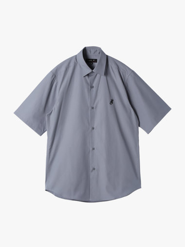 メンズ アイコニック 刺繍 半袖 シャツ ”Andy”
